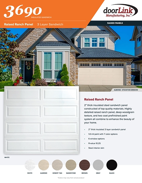 DoorLink Manufacturing inc 3690 garage door brochure PDF